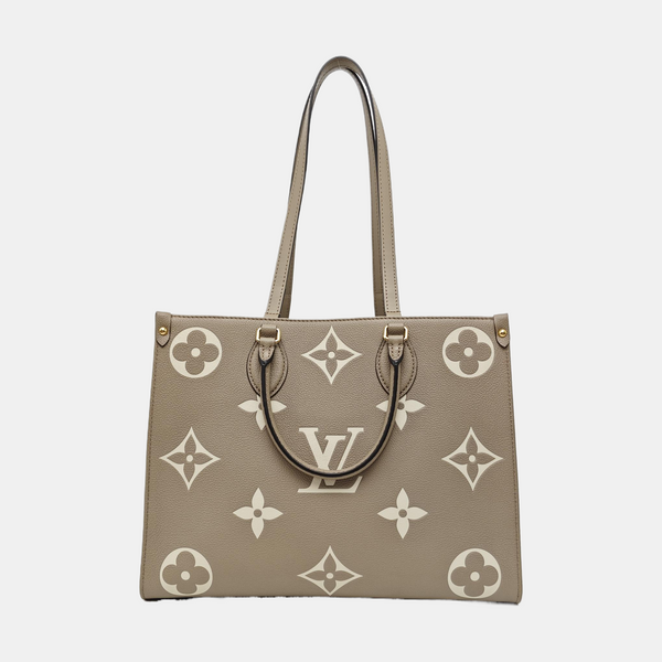 ONTHEGO MM Monogram Calfskin Gray