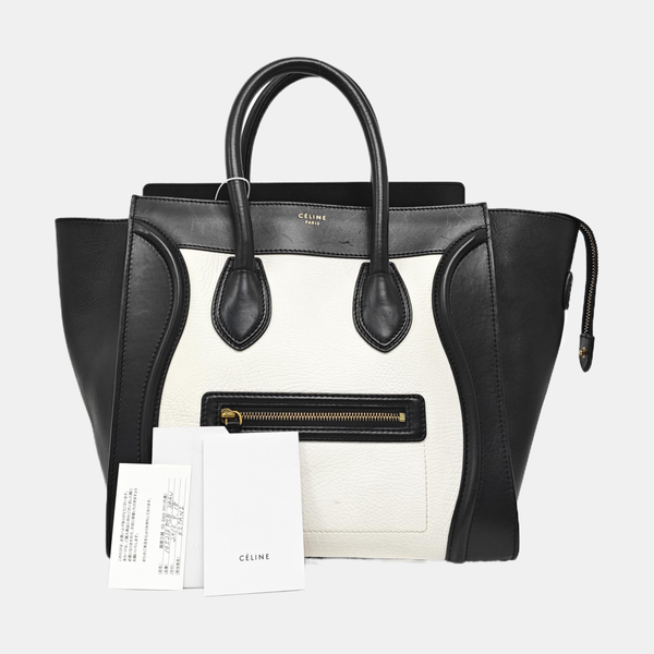 LUGGAGE Mini Calfskin White