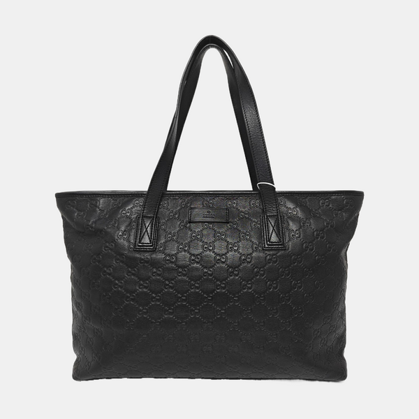 GG Imprime Monogram Calfskin Black