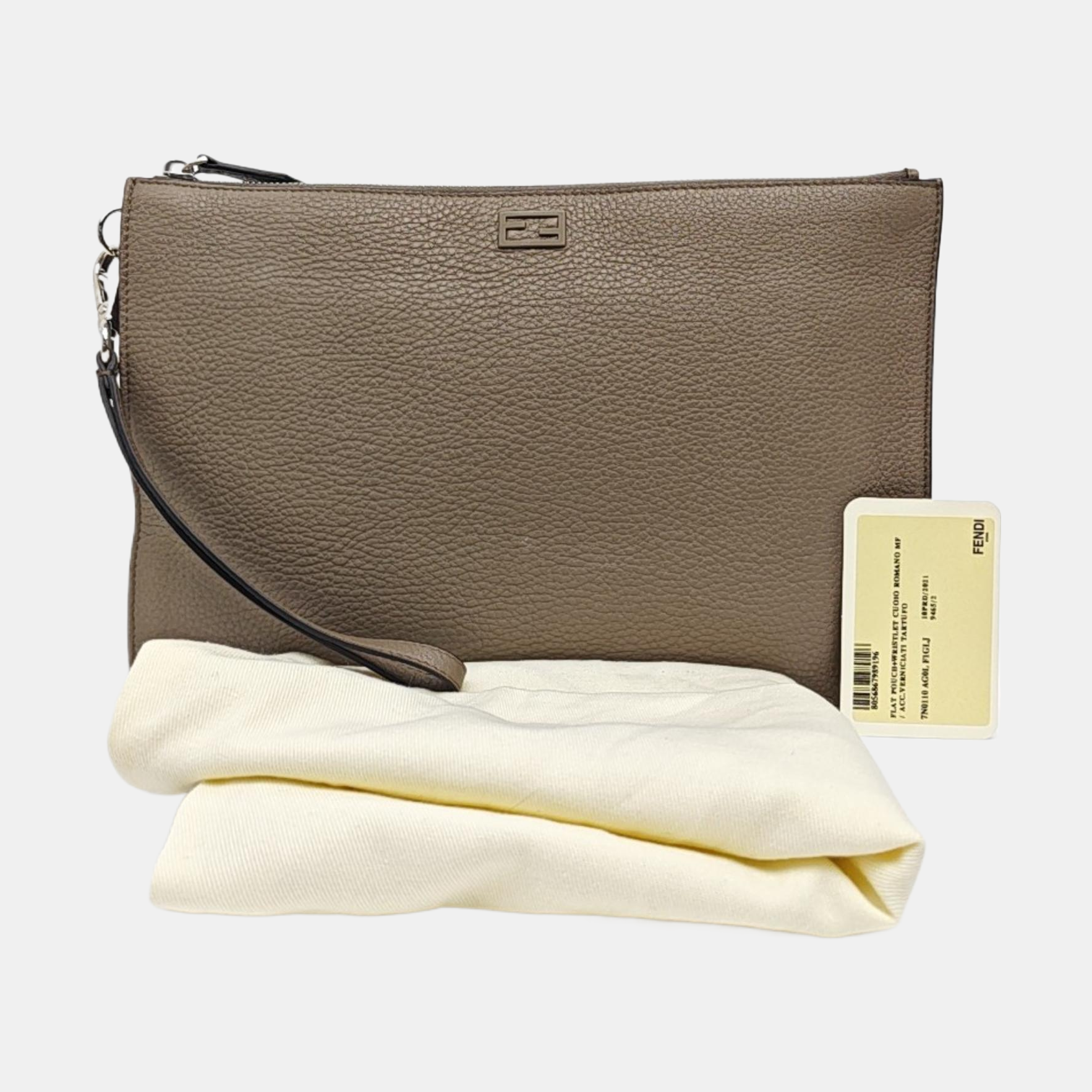 Calfskin Clutch Gray