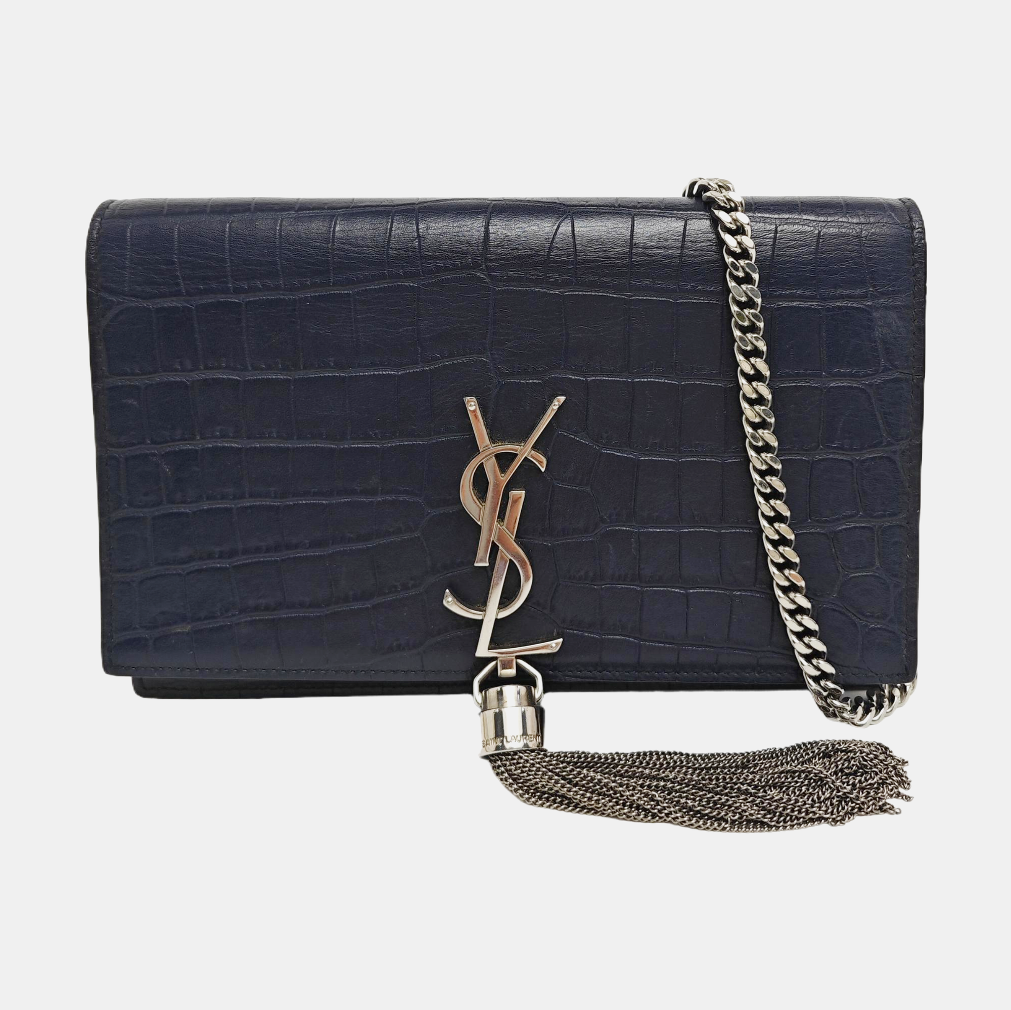 Authenticated pre-owned  KATE Calfskin Blue - Shoulder Bag at Looply