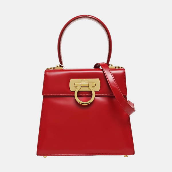 Kelly Small Calfskin Red