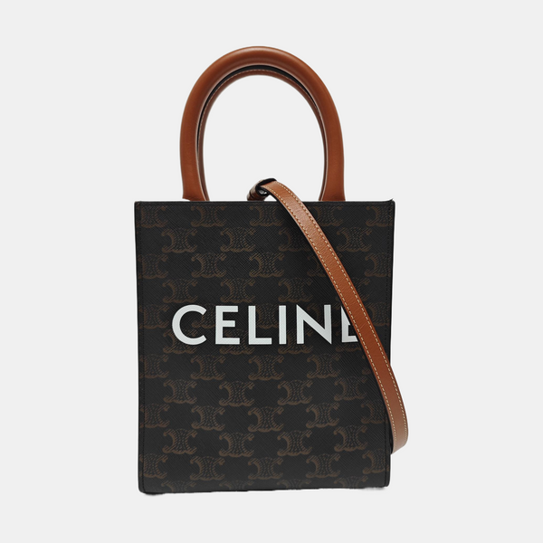 CABAS CELINE Mini Coated Canvas Brown