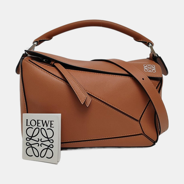 Puzzle Small Calfskin Brown