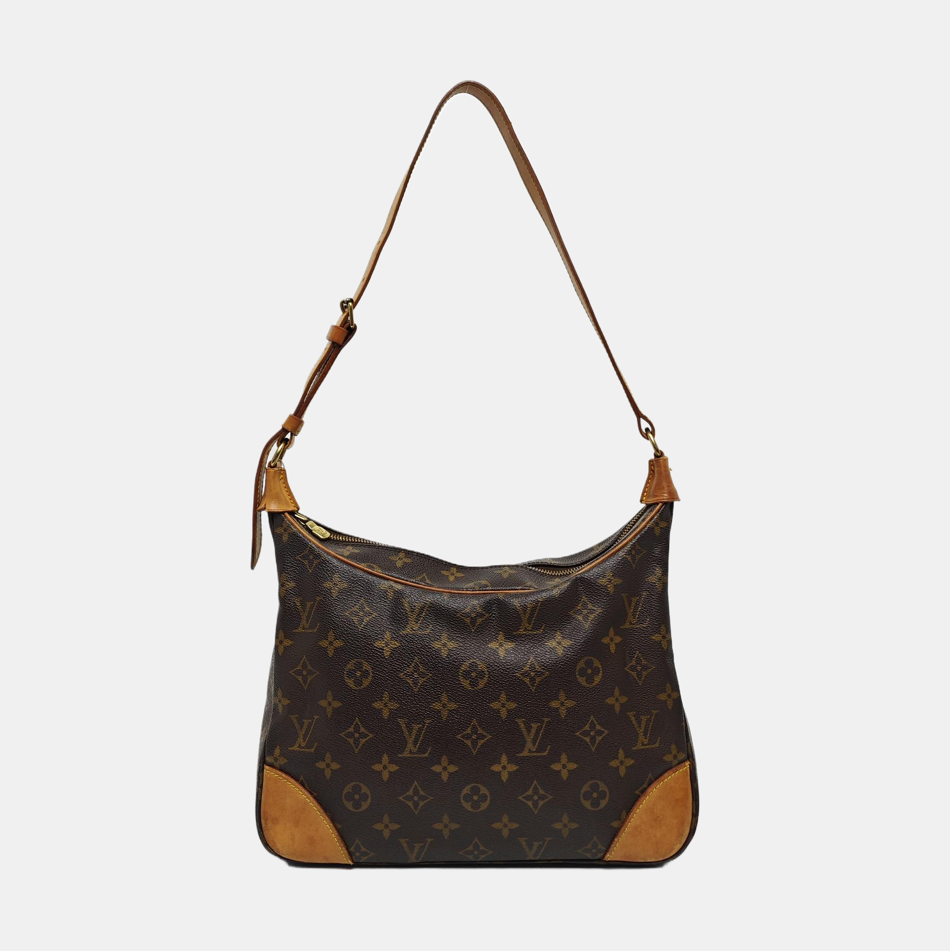 BOULOGNE Monogram Coated Canvas Brown