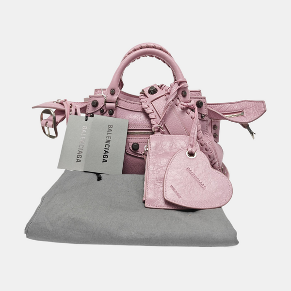 Neo Cagole City Extra Small Lambskin Pink