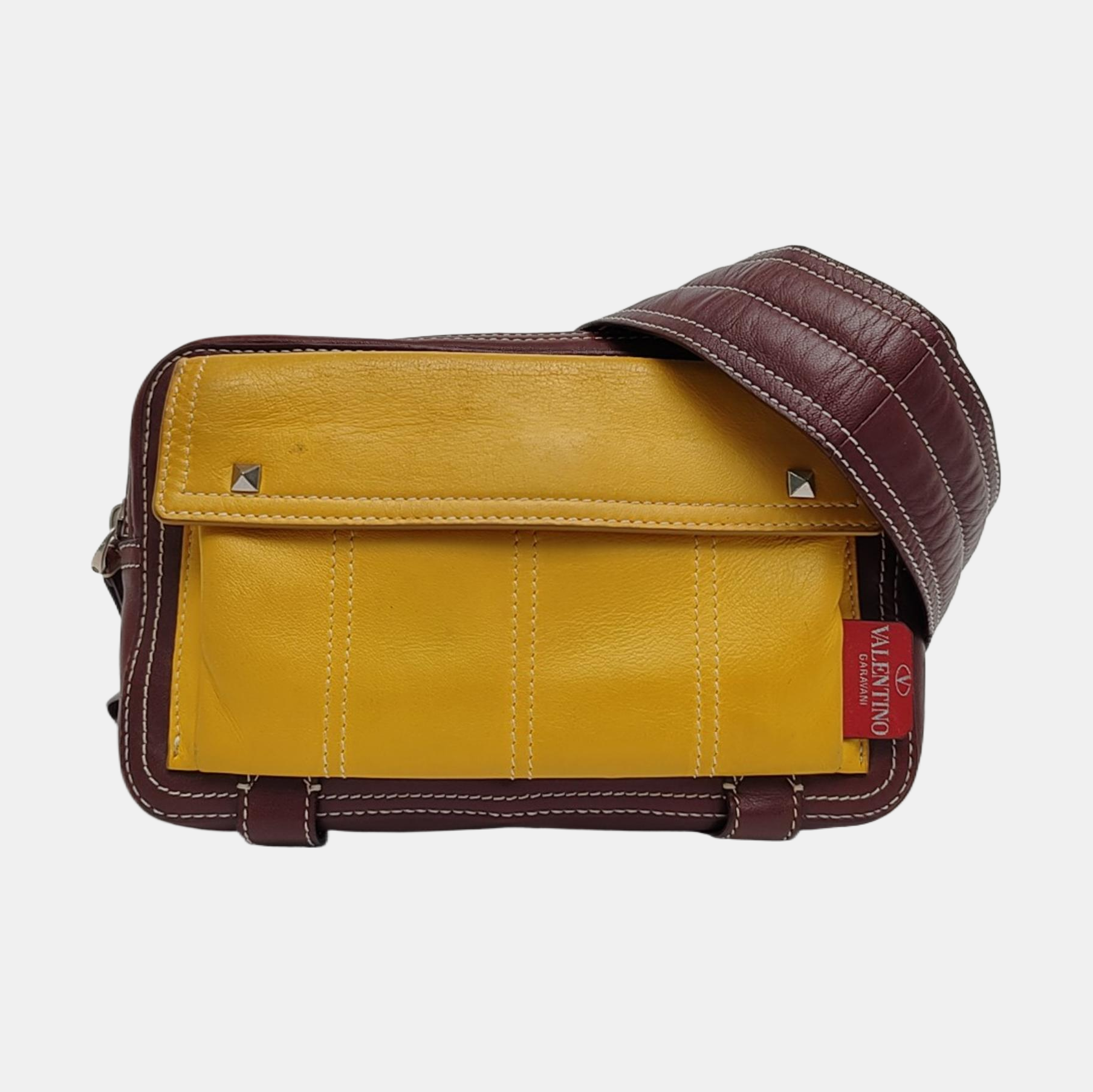 Quilted Calfskin Shoulder Bag Yellow