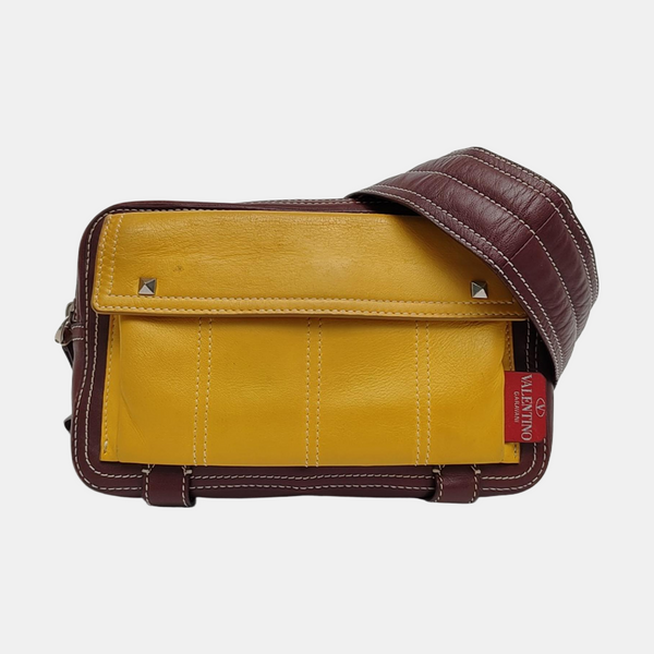 Quilted Calfskin Shoulder Bag Yellow