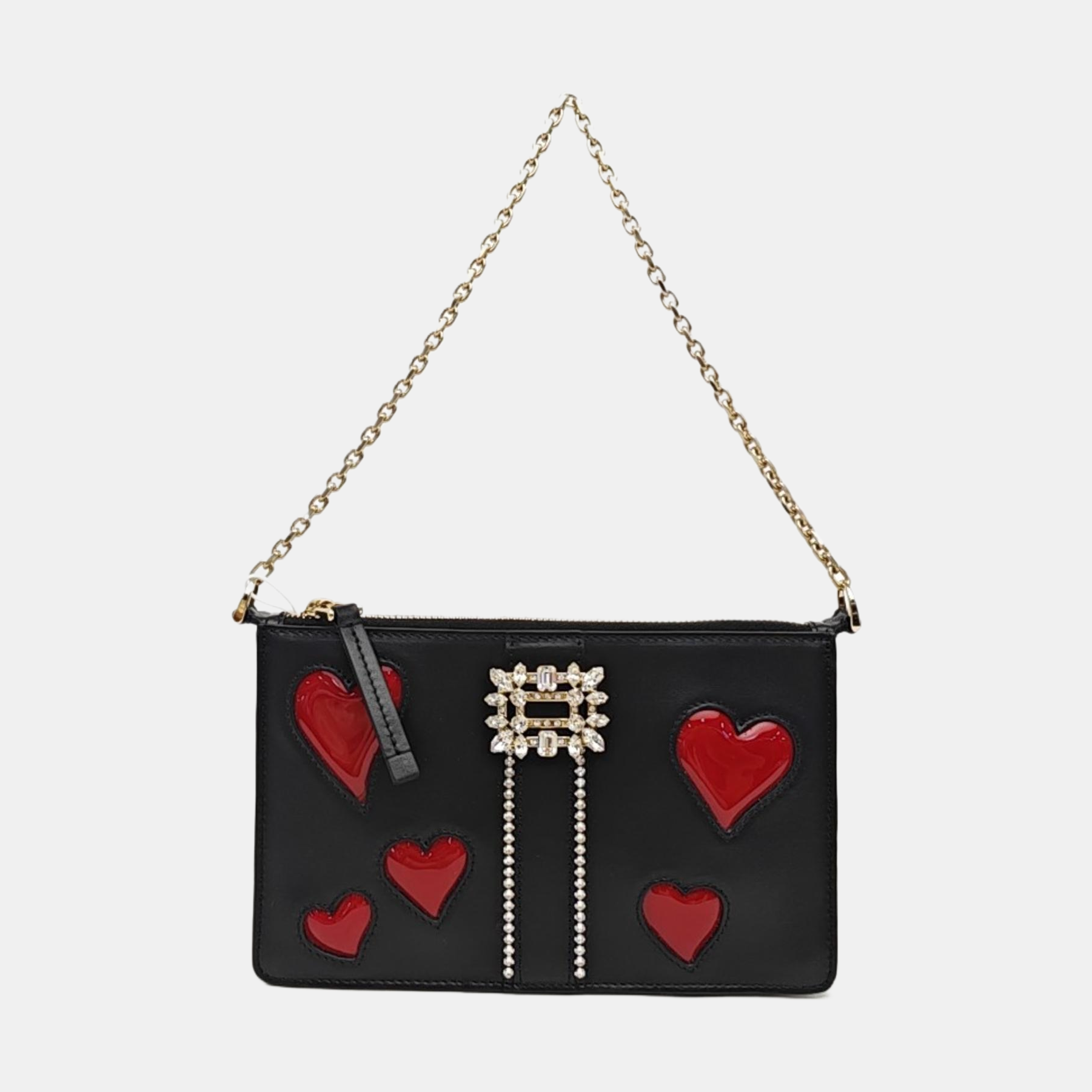 Calfskin Top Handle Bag Black