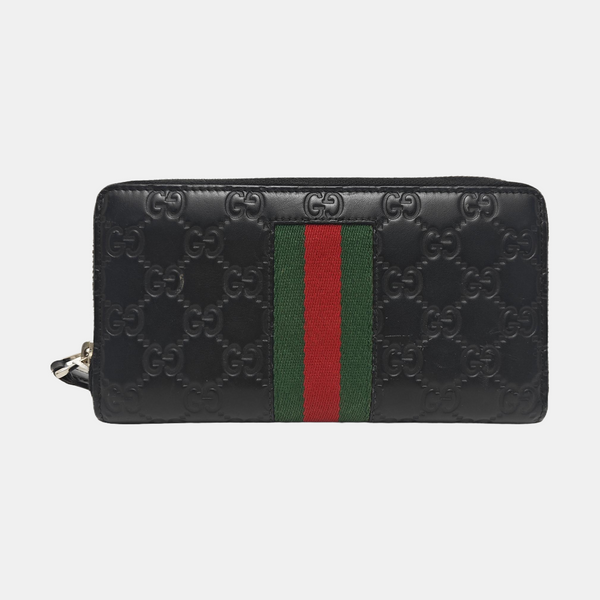Monogram Calfskin Wallet Black