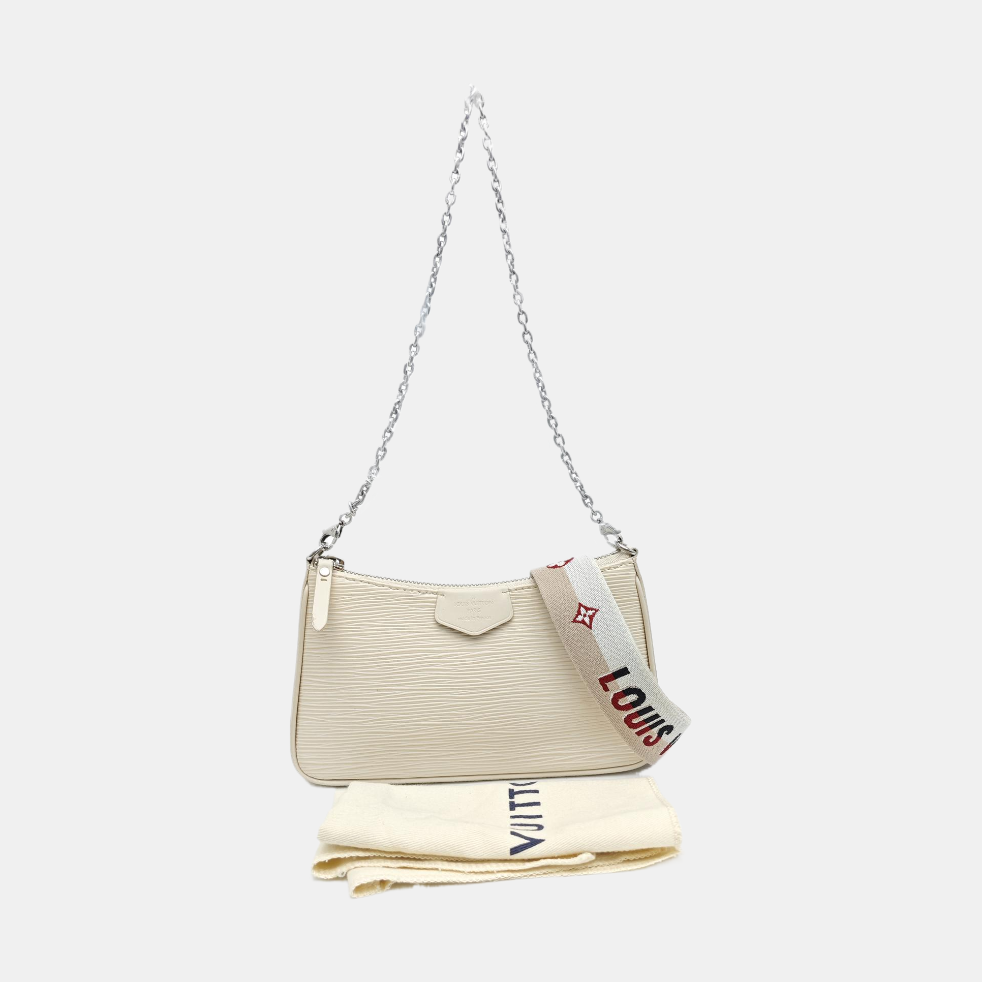 EASY POUCH ON STRAP Epi White