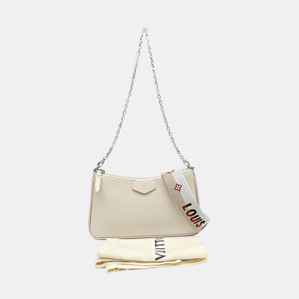 EASY POUCH ON STRAP Epi White
