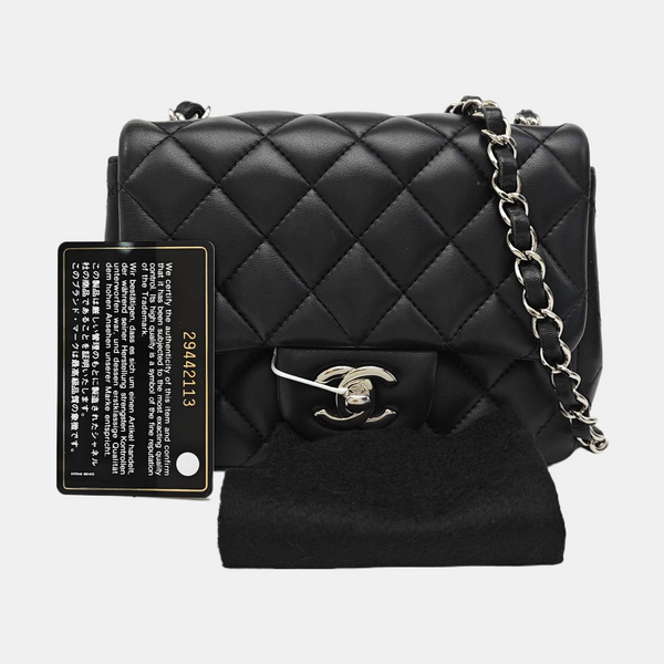 CLASSIC FLAP Mini Quilted Lambskin Black