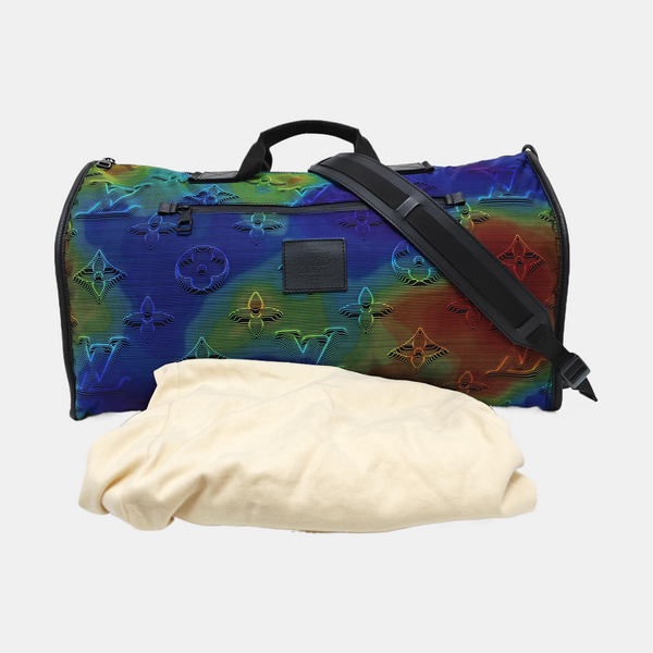 KEEPALL 50 Monogram Fabric Multicolor
