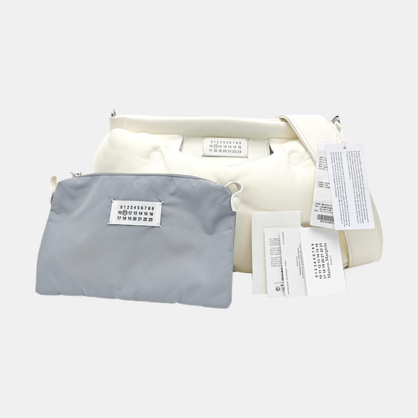 Lambskin Shoulder Bag White