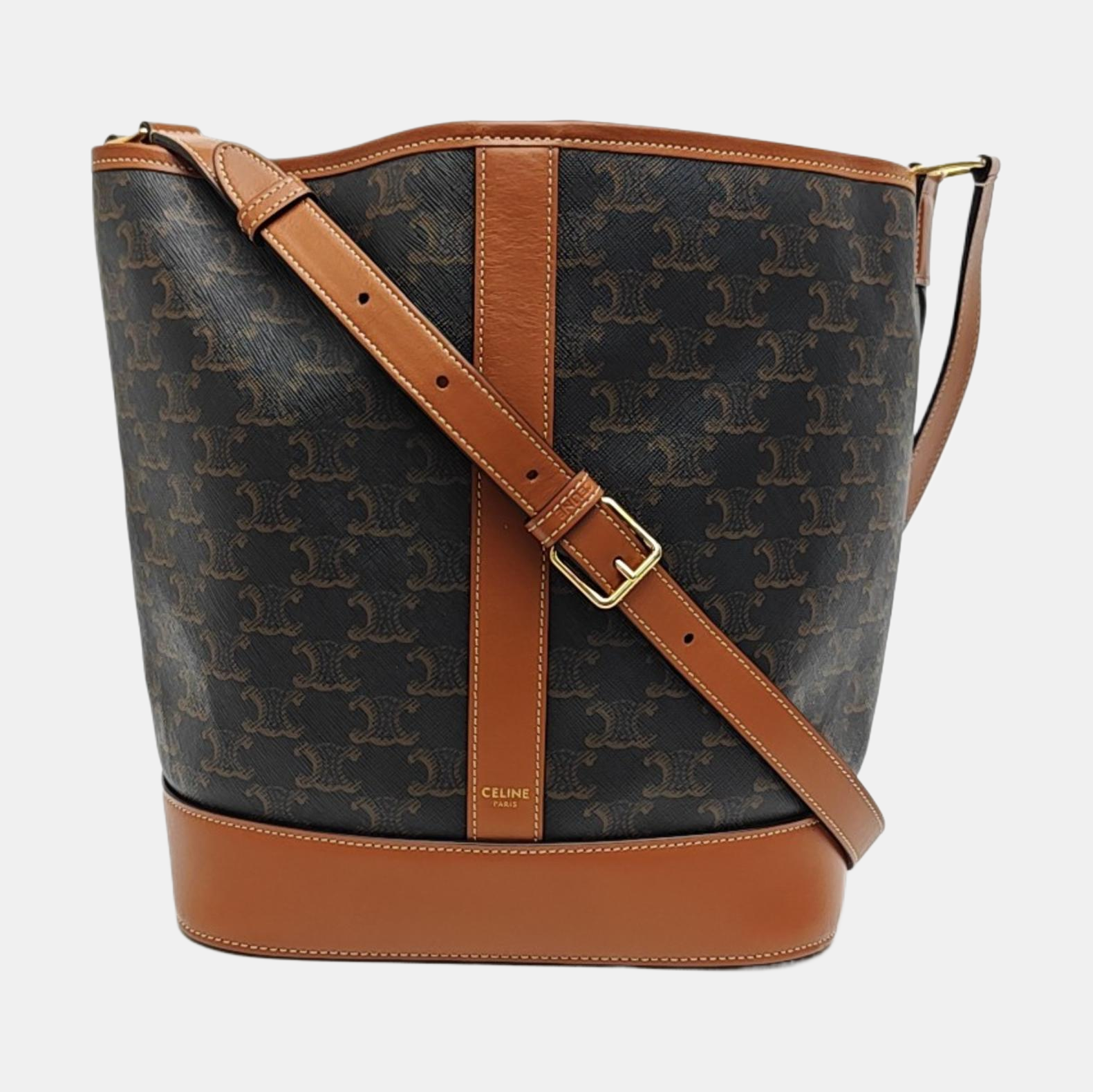 TRIOMPHE CANVAS Medium Coated Canvas Brown