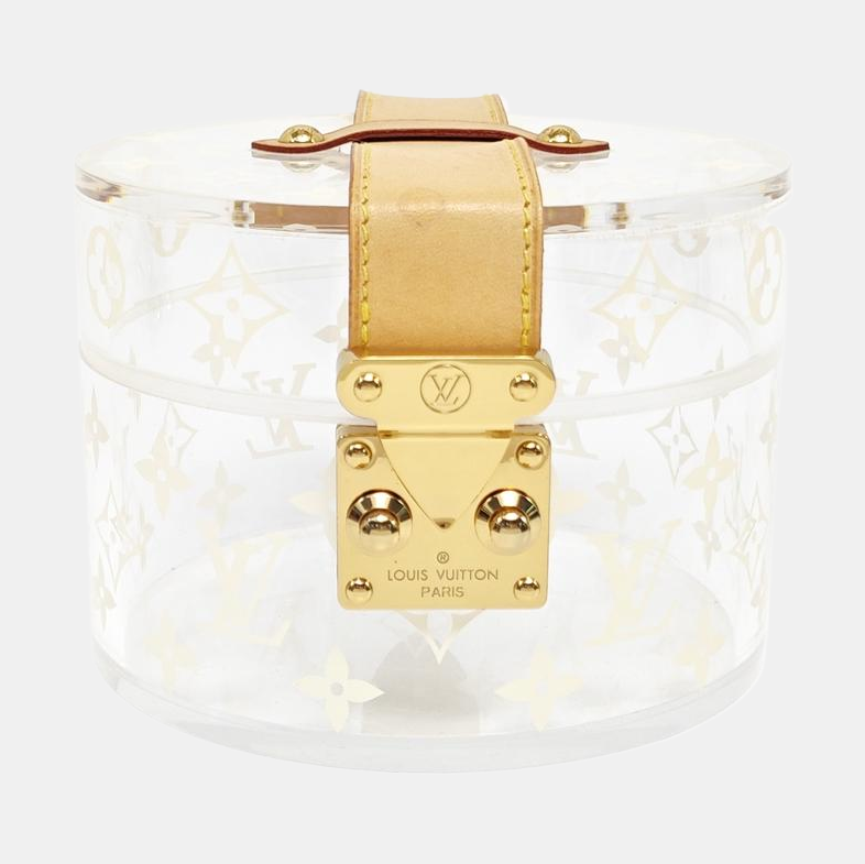 BOX SCOTT Monogram Plastic Clear