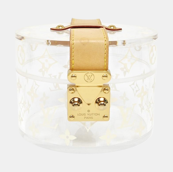 BOX SCOTT Monogram Plastic Clear