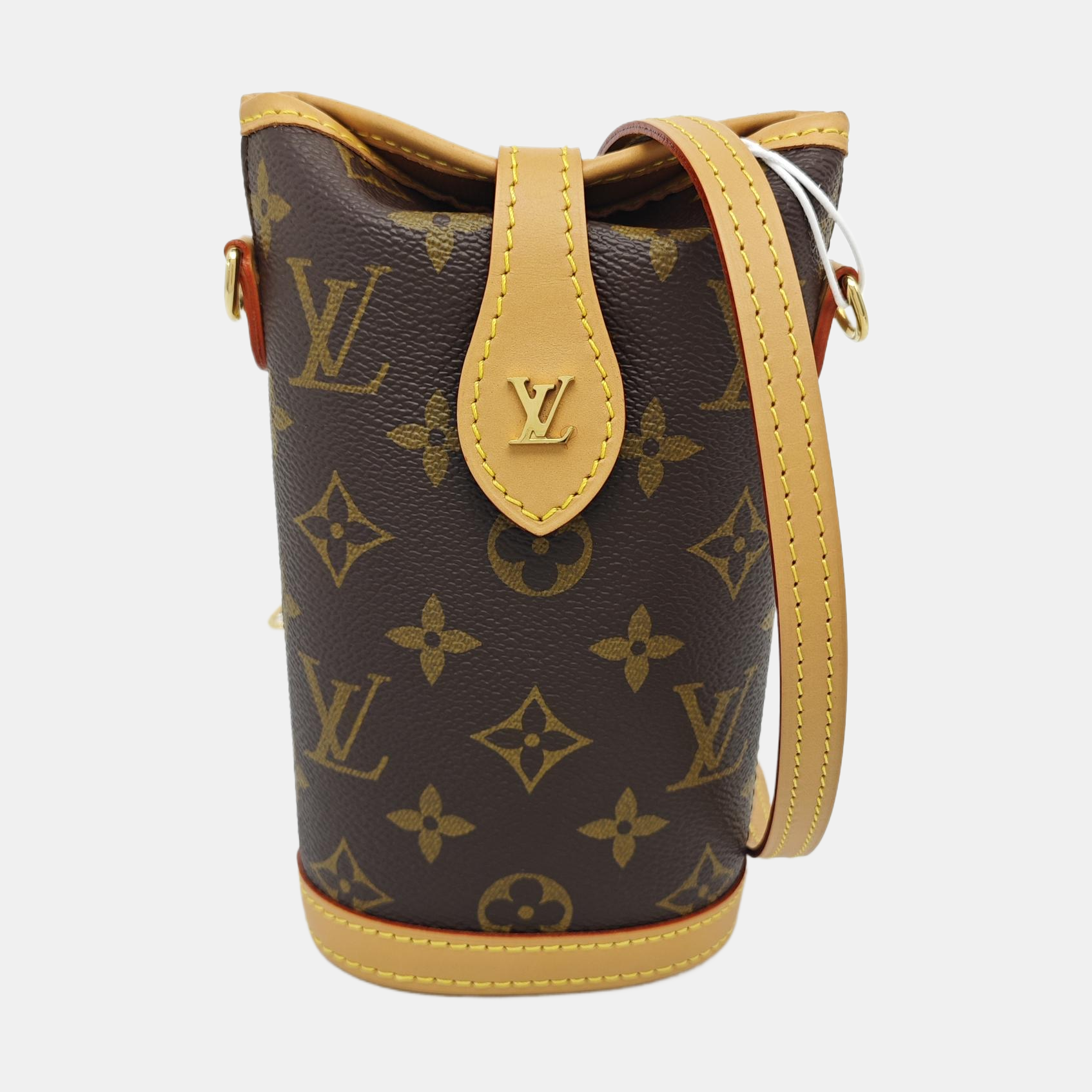 FOLD ME Monogram Coated Canvas Brown