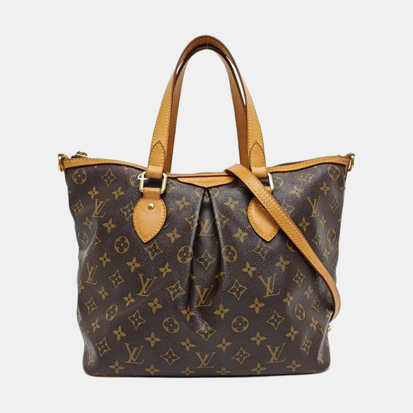 PALERMO PM Monogram Coated Canvas Brown