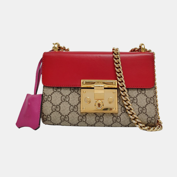 Padlock Small Monogram Coated Canvas Multicolor
