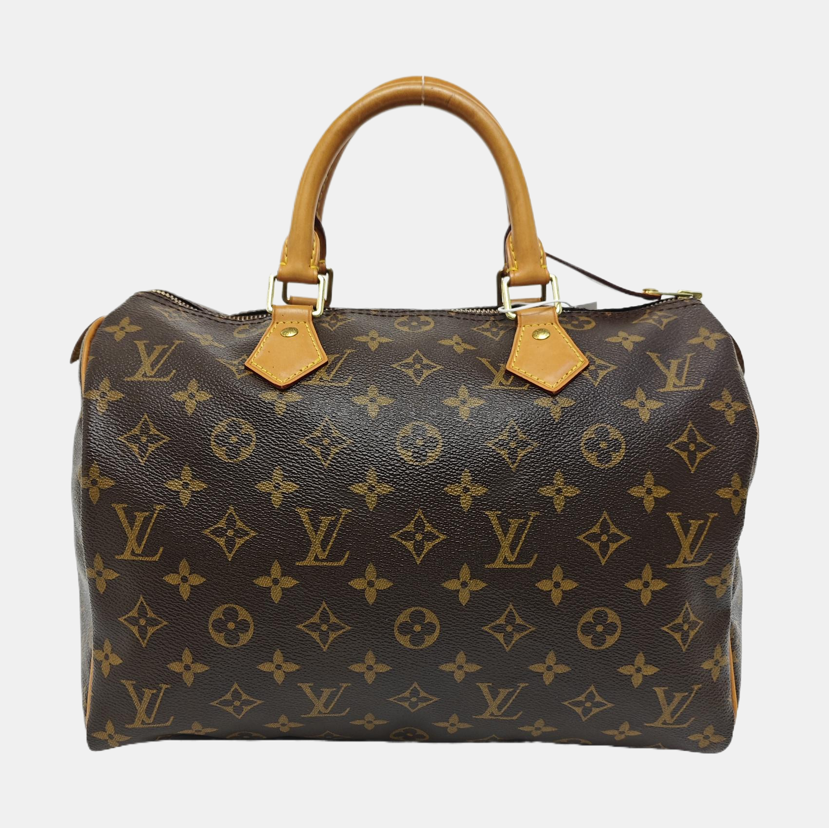 SPEEDY 30 Monogram Coated Canvas Brown