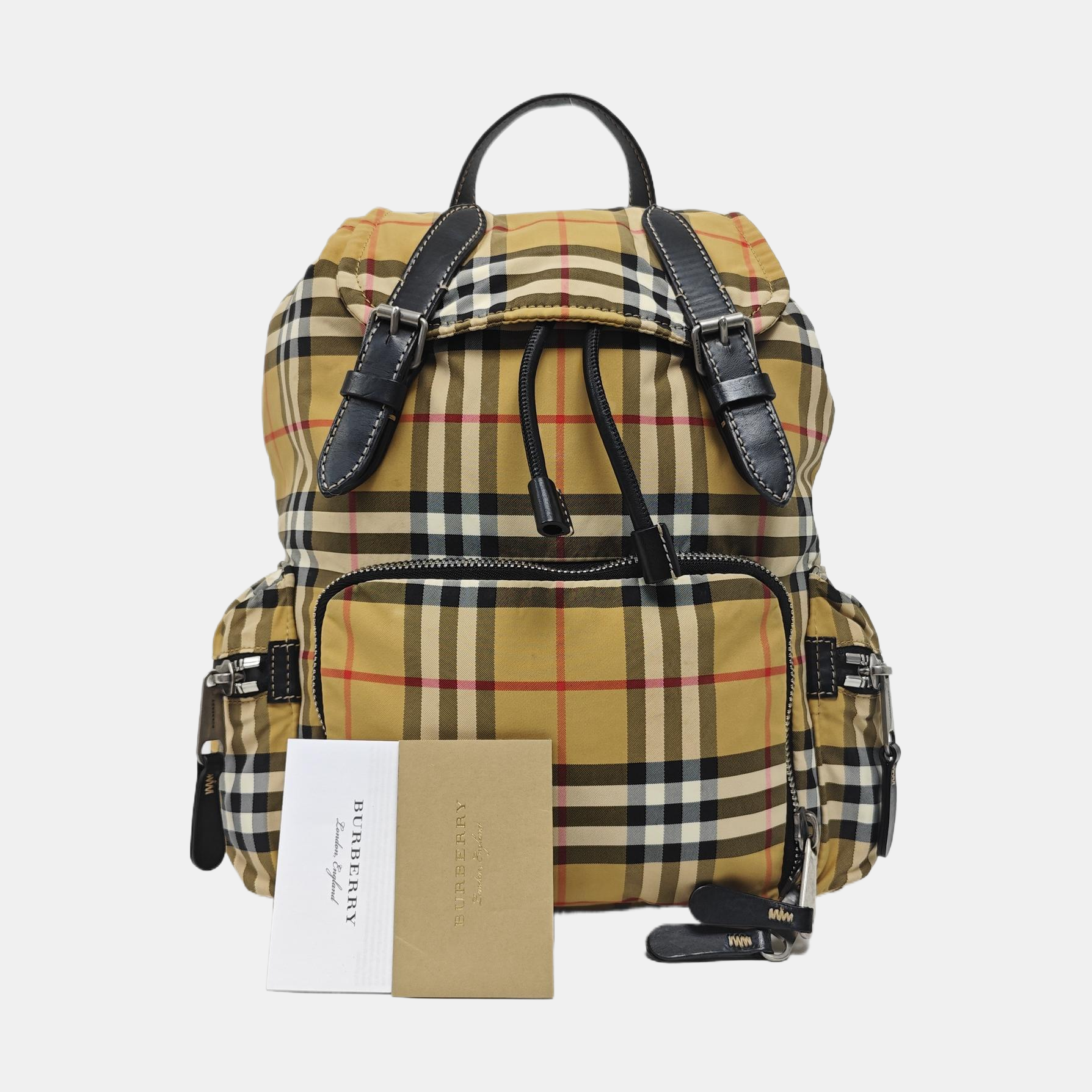 The Rucksack Medium Nylon Beige
