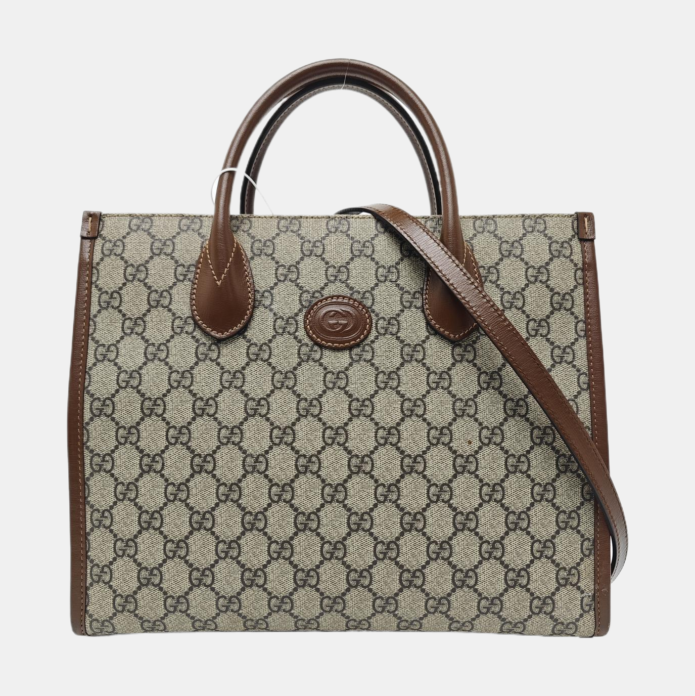 Retro Small Monogram Coated Canvas Brown