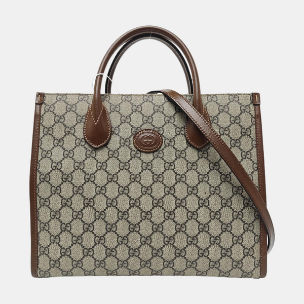Retro Small Monogram Coated Canvas Brown