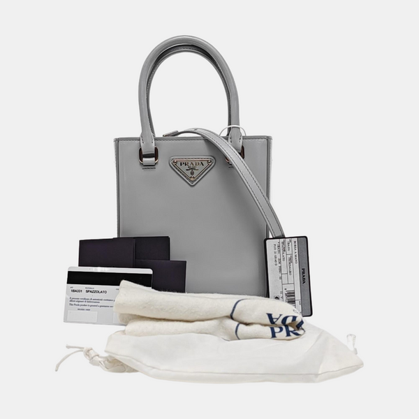 Tote Bag Small Calfskin Blue