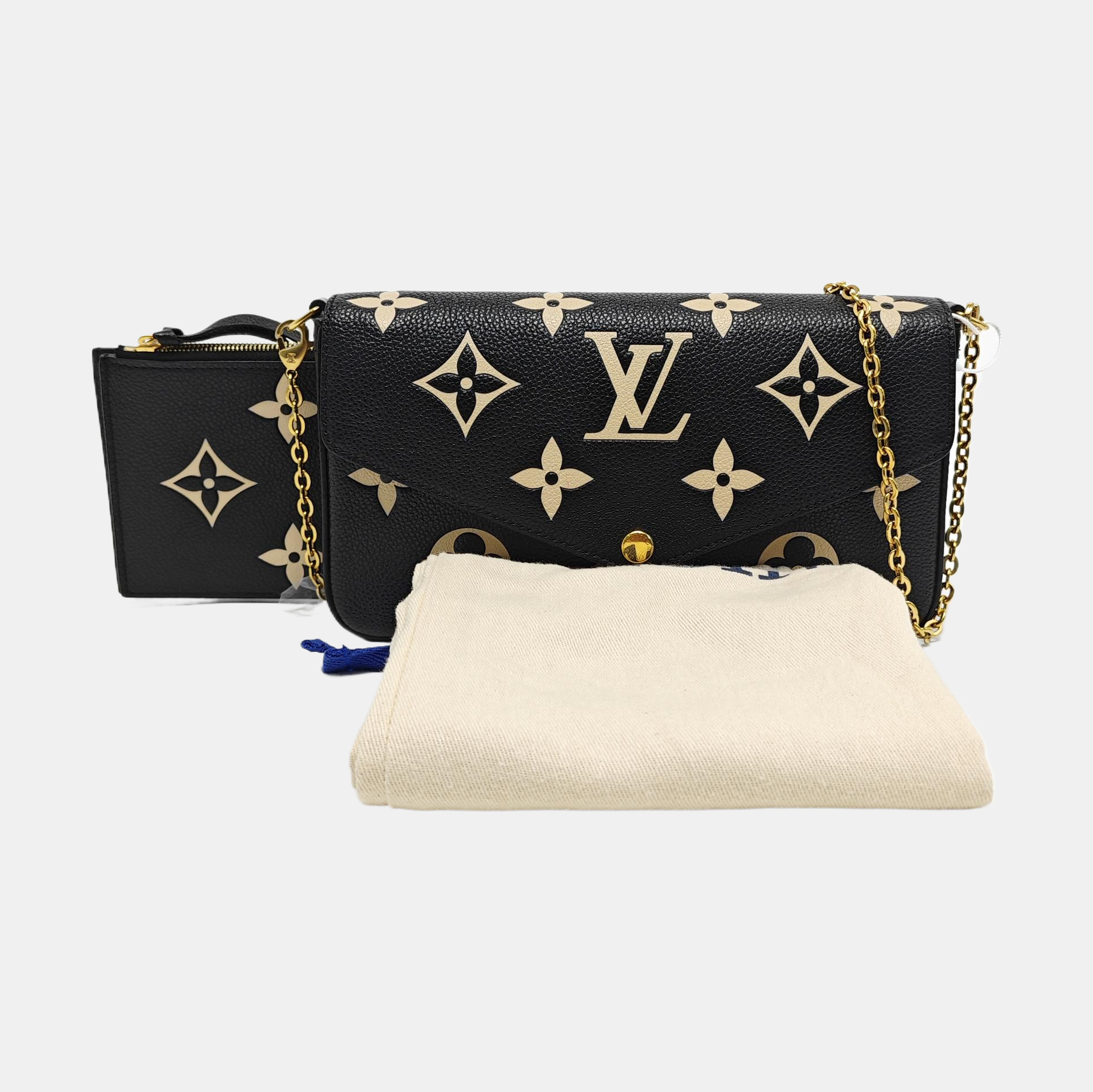FÉLICIE Monogram Calfskin Black
