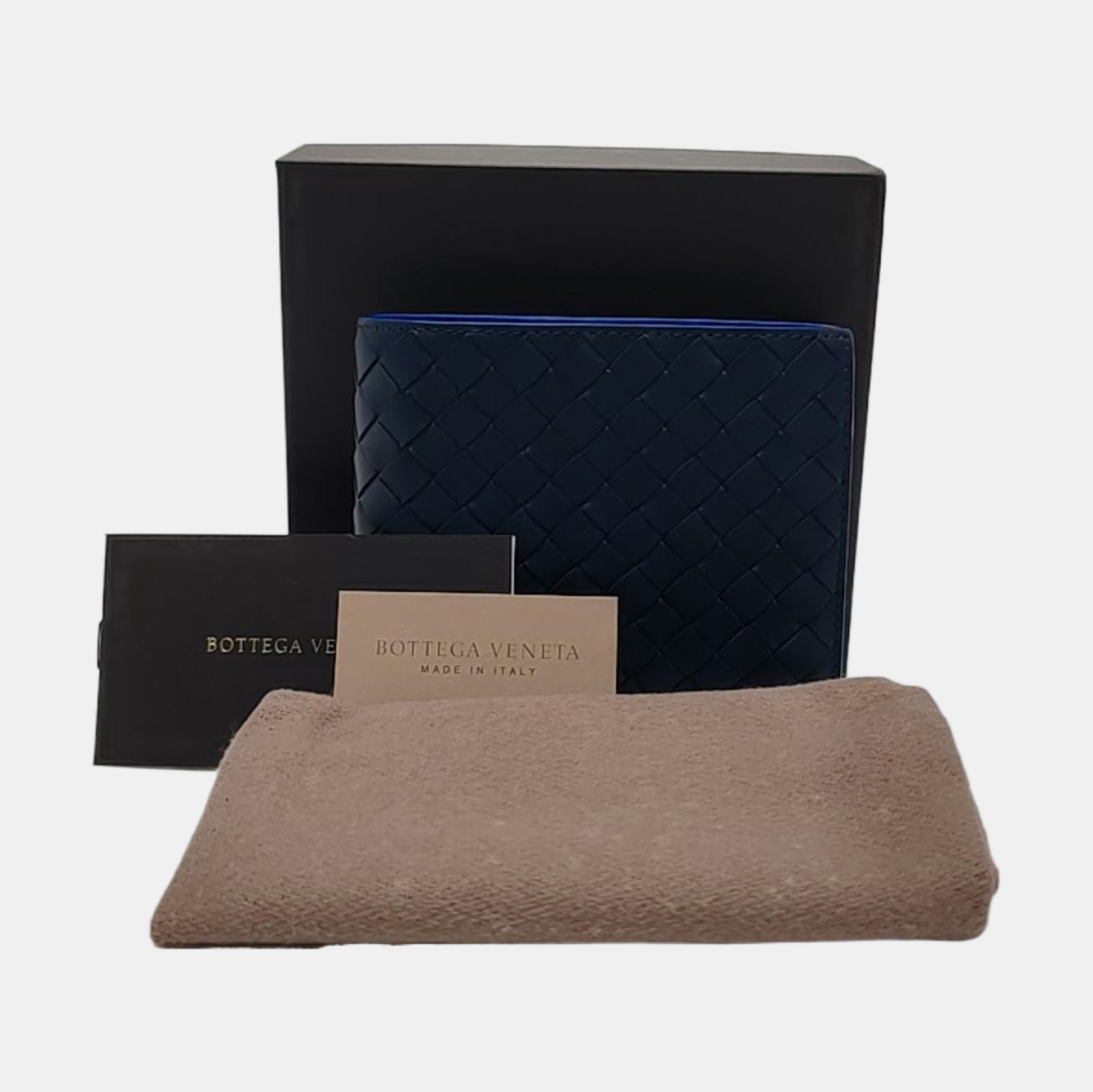 Lambskin Wallet Blue