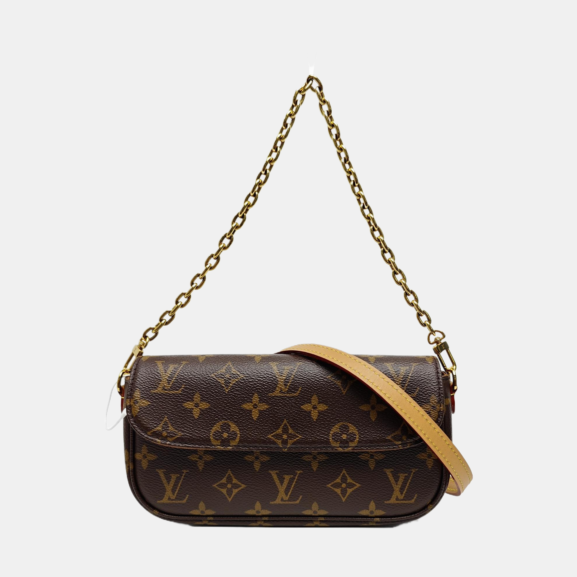 IVY Monogram Coated Canvas Brown