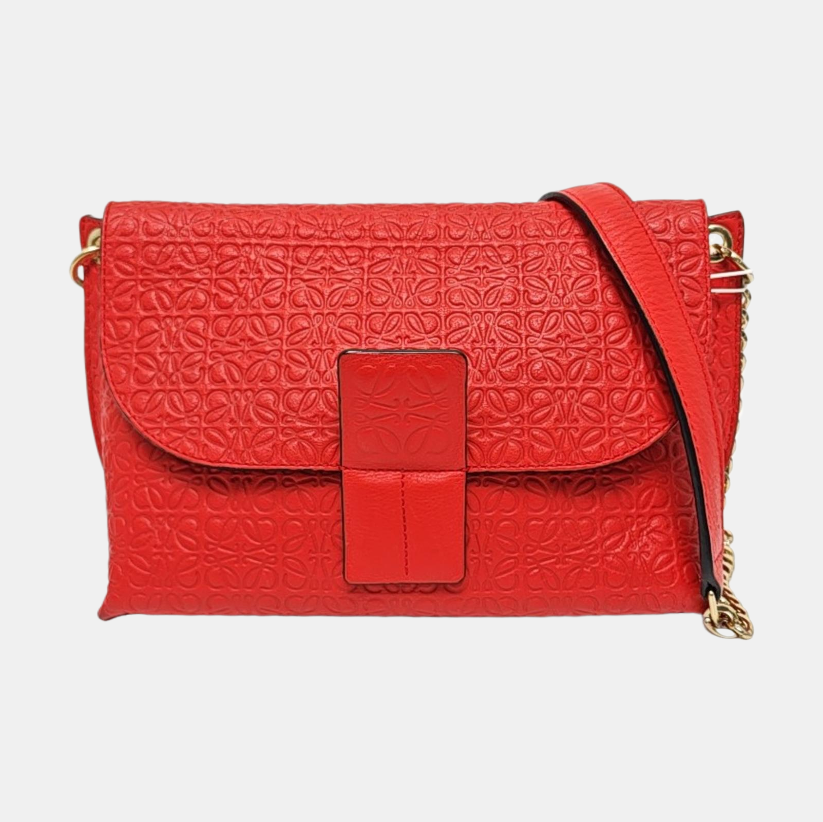 Avenue Monogram Calfskin Red