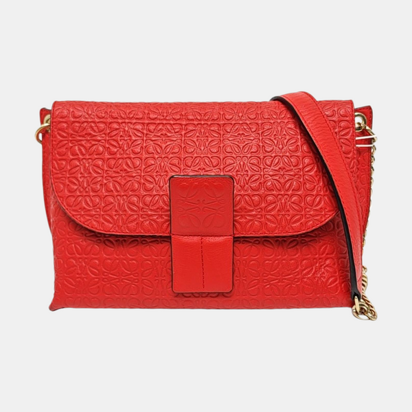 Avenue Monogram Calfskin Red