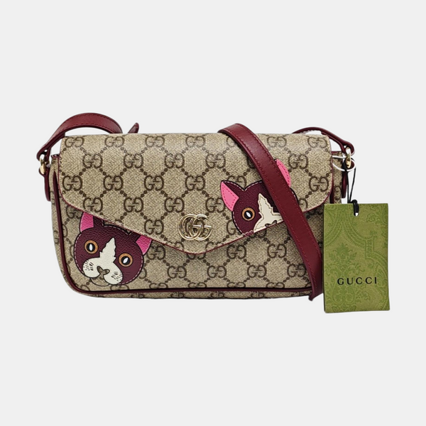 Monogram Coated Canvas Mini Beige