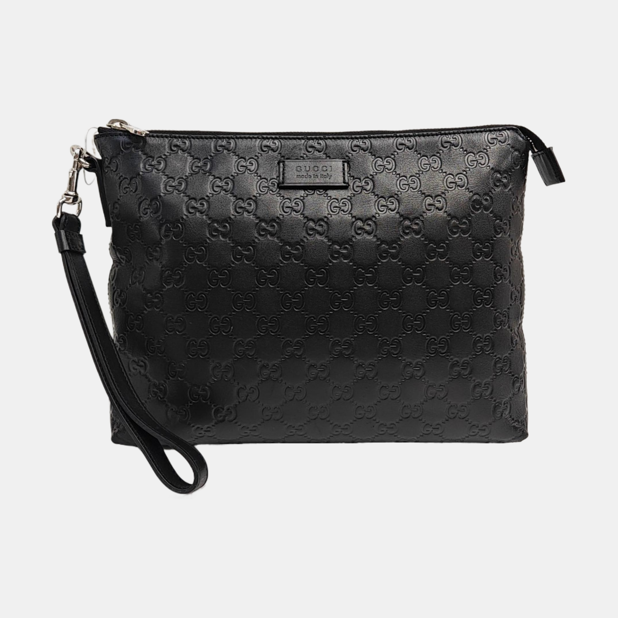 Signature Monogram Calfskin Black