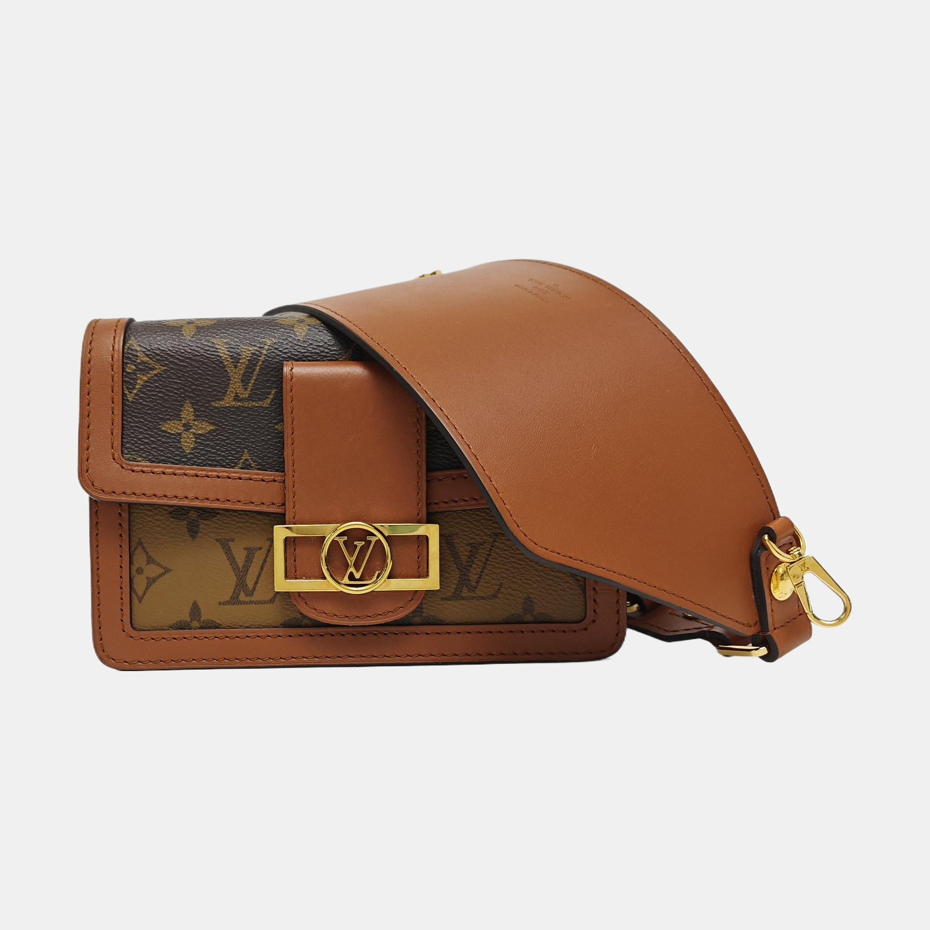 DAUPHINE Monogram Coated Canvas Brown