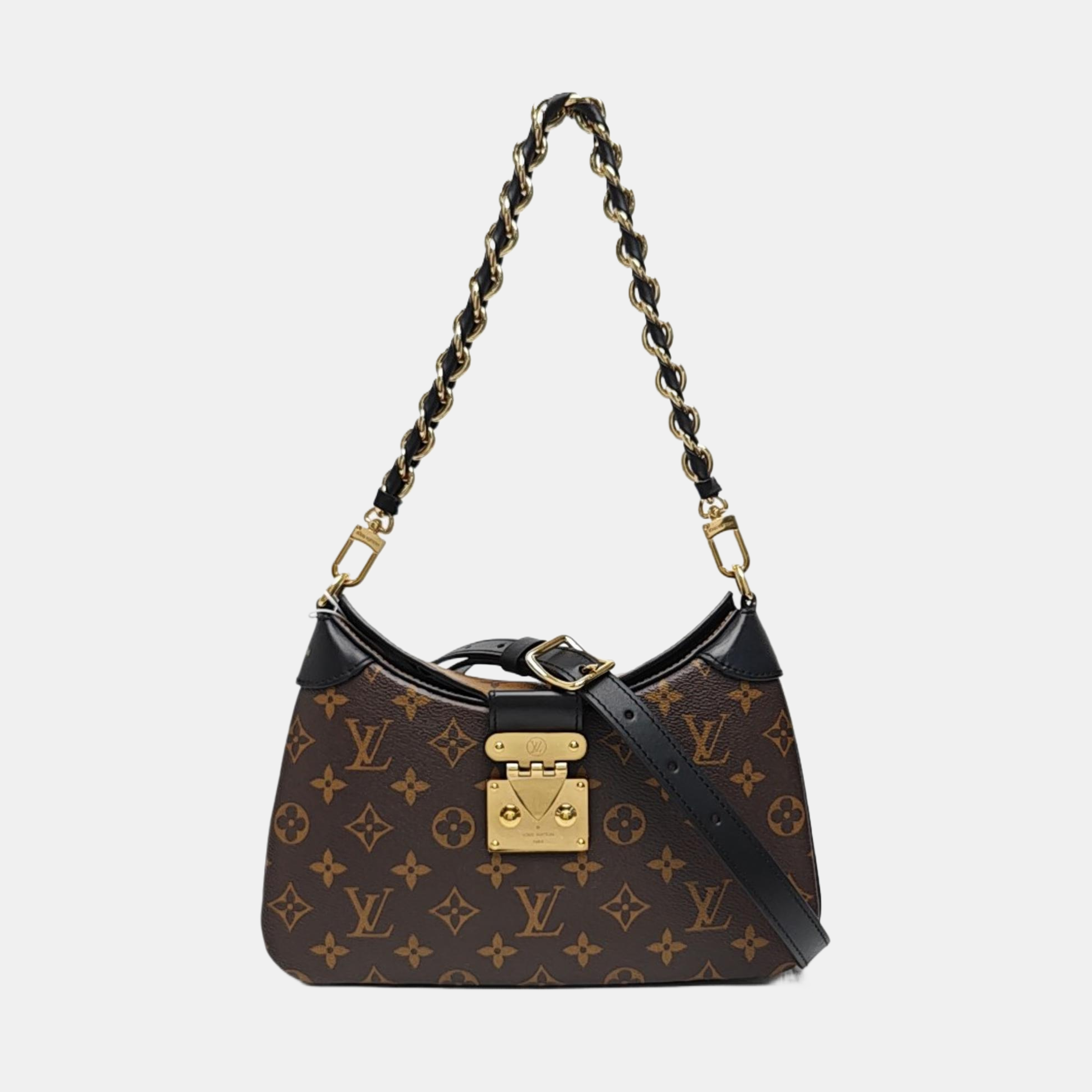 TWINNY Monogram Coated Canvas Brown