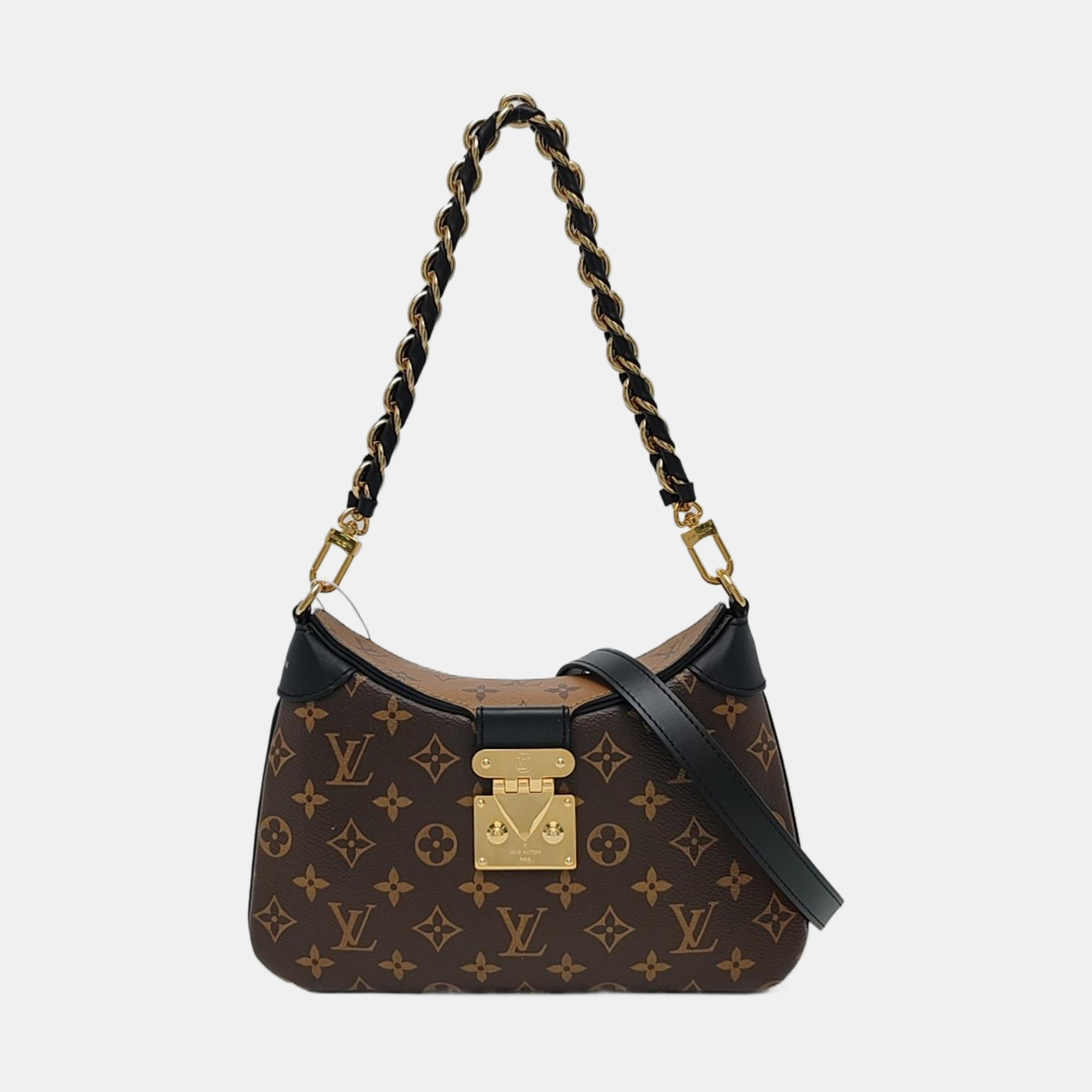 TWINNY Monogram Coated Canvas Brown