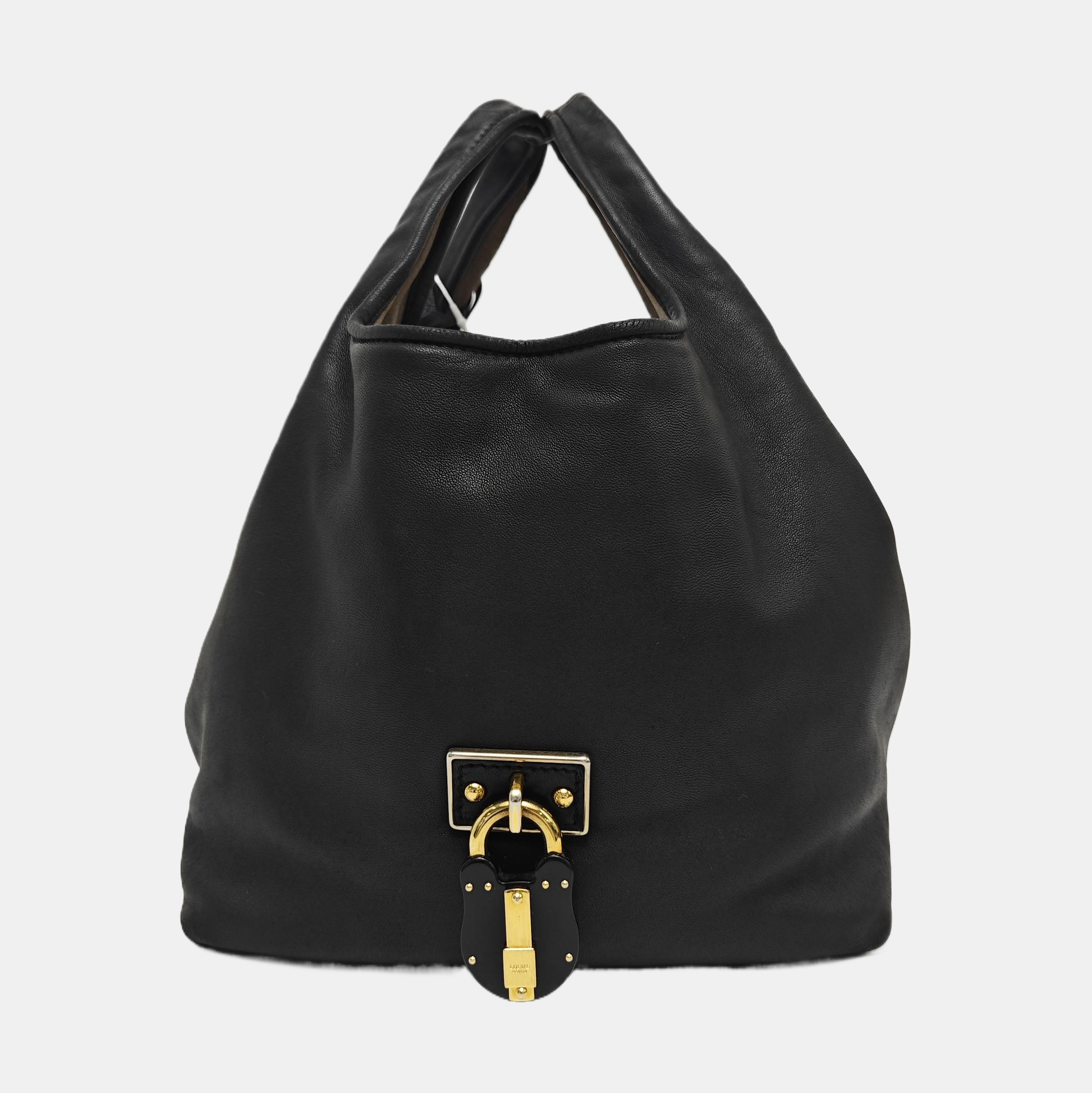 Calle Lambskin Black