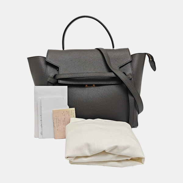 BELT Mini Calfskin Gray
