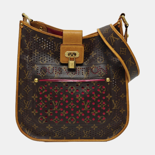MUSETTE1 Monogram Coated Canvas Brown