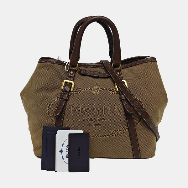 Canvas Tote Bag Brown