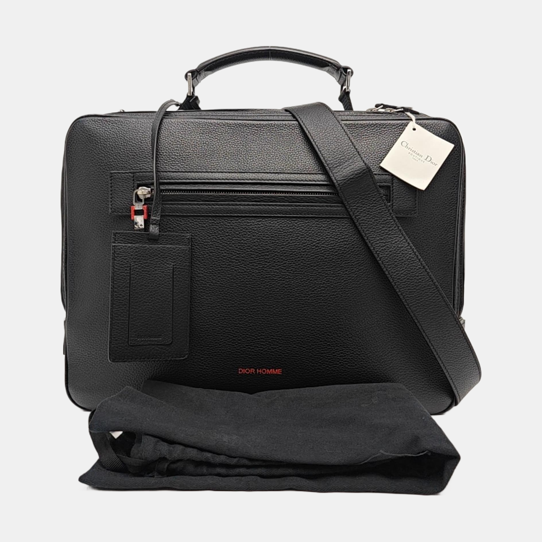 Calfskin Shoulder Bag Black