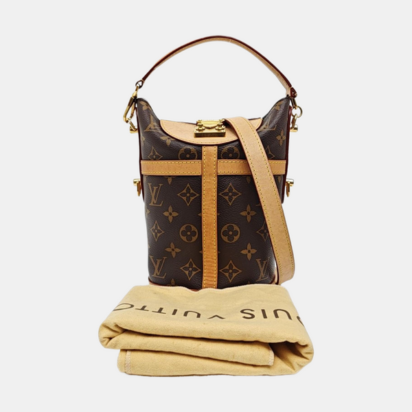DUFFLE Monogram Coated Canvas Brown