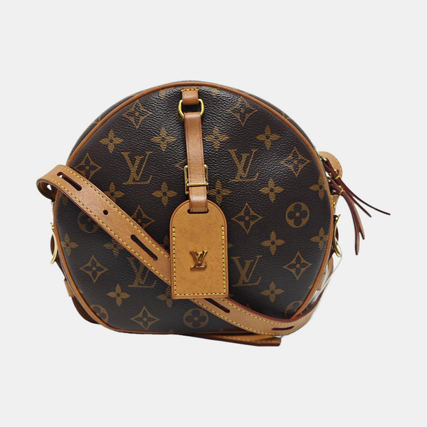 BOITE CHAPEAU MM Monogram Coated Canvas Brown