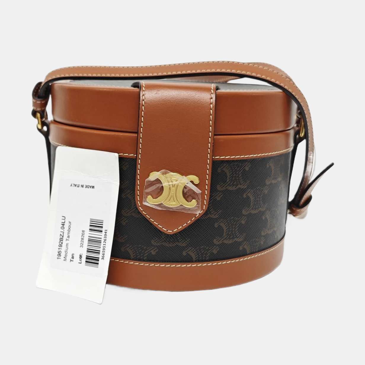 Authenticated pre-owned  TRIOMPHE Medium Coated Canvas Brown - Shoulder Bag at Looply