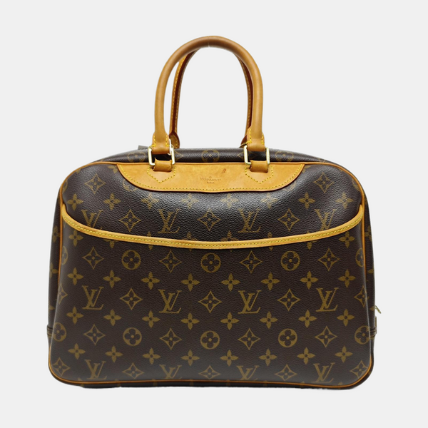 DEAUVILLE Monogram Coated Canvas Brown