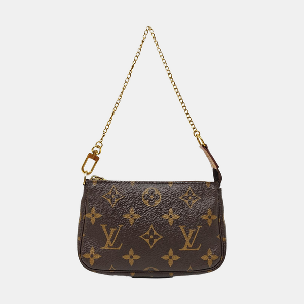 ACCESSOIRES Mini Monogram Coated Canvas Brown